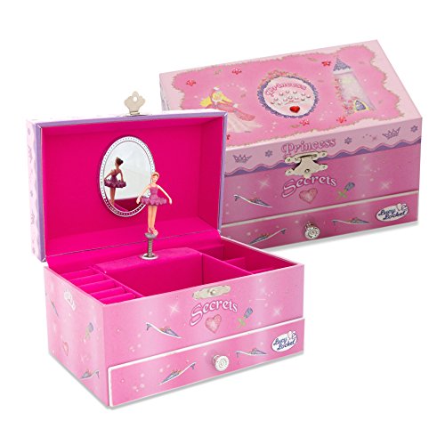 Prinzessin Schmuckkästchen - Rosa Spieluhr für Kinder Mädchen - Lucy Locket