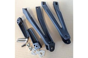 XINGMOTO NBX- Repose-pieds arrière pour Yamaha Yzf R1 2004-2008 Noir/argenté