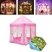 Produktbild LaDicha Children Kinderspielhaus Outdoor Indoor Spiel Spielzeug Zelt Mädchen Rosa Princess Castle + Pad Mat