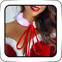 Collana natalizia con luci a LED, con lampadina colorata, per