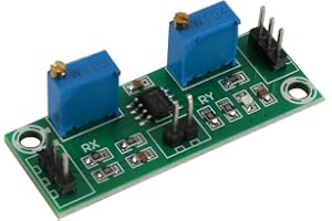 Nicear 5 st LM358 svagsignalförstärkarmodul Tvåstegs operationsförstärkarmodul DC 3,5-24V 1000 gångers förstärkning Single Power Signal Collector