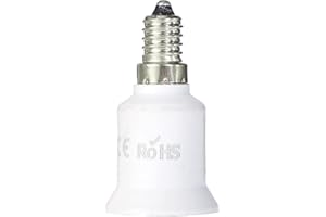 SIM GOLD LEAF CONVERTISSEUR douille adaptateur E14 vers E27 norme CE RoHS transforme douille vis petit culot E14 en douille gros culot E27