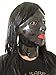 Price comparison product image Black Lady Fetish Mask , Female , Human Doll , Cross Dress , Latex Costume