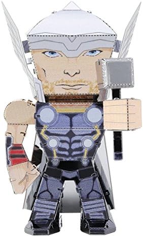 Metal Earth - Fascinations, Marvel Avengers Thor 3d metal Puzzle, Construktion Toys, laser cut models