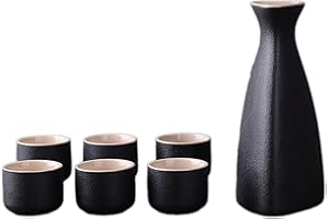 Amagogo Service à saké japonais, verres à boissons, cadeaux pour adultes, décor traditionnel, Pot à saké en céramique, ensemble de tasses pour Bar, bureau,