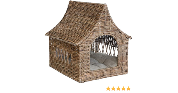 wicker dog house