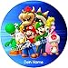 Produktbild Tortenaufleger Super Mario3 mit Wunschtext / 20 cm Ø