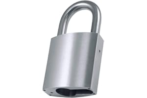 EVVA HPM Vorhängeschloss mit offenem Bügel ohne Zylinder – mit 30 mm Bügelgehäuse