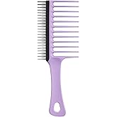 Tangle Teezer Wide Tooth Comb Kıvırcık Sa&ccedil;lar i&ccedil;in Lila Sa&ccedil; Fır&ccedil;ası-Tarak