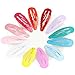 Snap Hair Clips, HBF 60 Pcs Lovely Metal BB Hair Clip Barrettes for Girls Toddlers Kids Women Hair Accessories (5cm Mix Colour) 