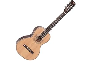 VINTAGE VIATOR TRAVEL GUITAR AND BAG- BY PAUL BRETT