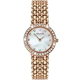 Sekonda Damen-Rose Vergoldet Stein Set Armband Uhr