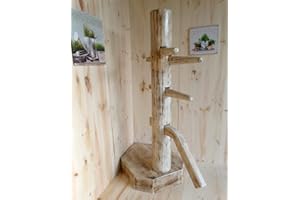 DUMMYMAKER Wing Chun Wooden Dummy Closed Base Corner