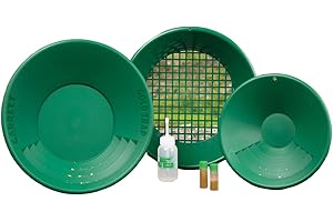 GARRETT METAL DETECTORS Garrett 786156004900 Gold Pan Kit 13275 - Kit di ricerca oro, colore: Verde