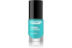 GLAM UP Glam'Up Paris - Vernis à Ongles - Ultra Brillance - Longue Tenue - Séchage Rapide - N°138 - Turquoise