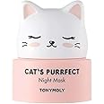 TONYMOLY Cat's Purrfect Night Sleeping Mask, Strengthen and Soften Skin Overnight, Hydrating Skincare Mask, 50 g.