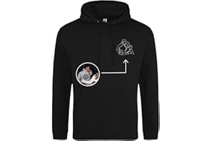 Crafted Memories - Custom Embroidered Faceless Portrait Outline Hoodie | Personalised Unisex Design | Ethical & Sustainable C