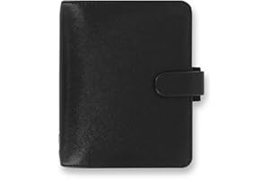 Filofax Saffiano organizer kieszonkowy - czarny