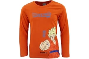 Dragon Ball Z Bambino Maglietta a Maniche Lunga