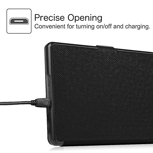 Fintie Hülle für der Kindle eReader (6 Zoll) Touchscreen ohne Spiegeleffekte, (8. Generation – 2016 Modell) – Die dünnste und leichteste Schutzhülle Tasche mit auto Sleep / Wake, Schwarz - 9