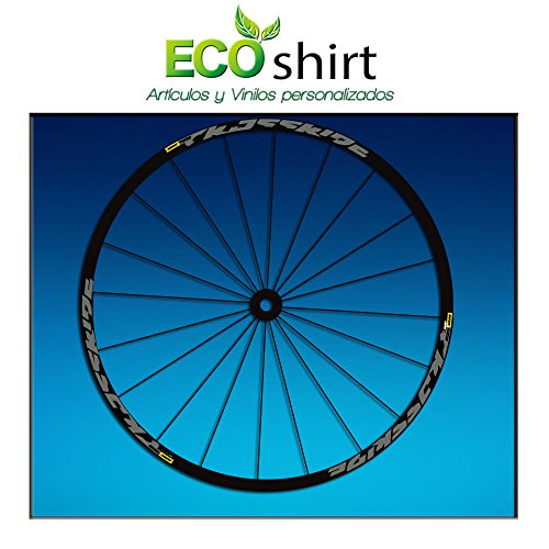 Ecoshirt 7U-T763-J212 Stickers Jante Rim Crossride 2016 27,5' Am52 Bike MTB Downhill Gris 26'