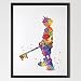 Dignovel Studios A4 Kingdom Hearts Sora watercolour Art Print Wall Art Hanging Home Decor Boys Girls Room Art Motivational Inspirational Print playroom decor N025-Unframed