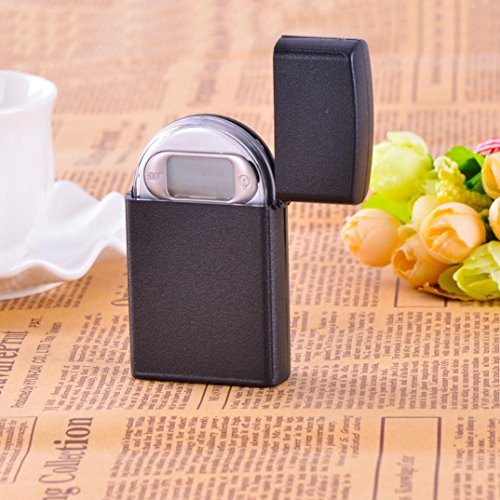 Mini Scale, HARRYSTORE 0.01-200g Mini Feuerzeug Form Kreative Stil Digital Taschen Skala - 8