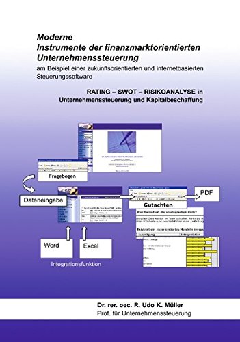 Moderne Instrumente der finanzmarktorientierten Unternehmenssteuerung am Beispiel einer zukunftsorientierten und internetbasierten Steuerungssoftware: ... Unternehmenssteuerung und Kapitalbeschaffung