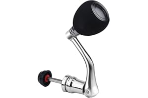 ‎DIOCHE Dioche Reel Handle, Metallschwinge, Angelrolle Rocker Knöpfe Metall mit Zubehör Ersatzteile für Low Profile Reel