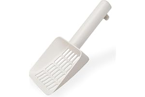 Vealind Cat Litter Scoops Cat Poop Scoop Cat Litter Tray Scoop, Non-Stick Litter Scooper, Fast Sifter Kitten Litter Shovel with Hanger Hook for Clumping Litter Cat Pet Easy Cleaning Tool