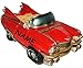 Produktbild Spardose - " altes Cabrio Auto / Oldtimer - ROT " - incl. Name - stabile Sparbüchse aus Kunstharz / Polyresin - Fahrzeug Sparschwein lustig witzig Kuba / Auto - New York NYC yellow Cab - Autos / Reise - Führerschein / Führerscheinprüfung - 50er Jahre / Retro - Amerika - amerikanischer Rennwagen - Reisekasse Urlaub Reisen - Nostalgie