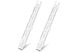 Klarlight 100W R7S halogen 118mm dimbar 2800K varmvit halogenlampa, 1300LM J118 AC 220-240V linjär halogenlampa, 360 ° strålv