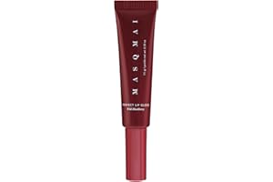 MASQMAI Perfect Lip Gloss, Lip Gloss con Peptide Volumizzante, Frutti rossi, Tonalità: Wild Blackberry