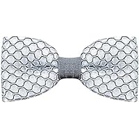 GOLETZ BOWTIES Fliege KIMUNG weiß mit Muster