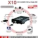 Produktbild X10 Für Android Für iOS Live H.264 AHD 720 P CMS überwachung Mobile DVR 4 Kanle Mobile DVR Für Fahrzeuge -Schwarz