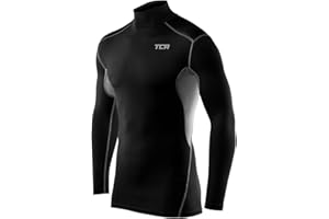 TCA Hyperfusion Compression Base Layer Maglia Manica Lunga sotto Maglia da Uomo e Ragazzo - Girocollo
