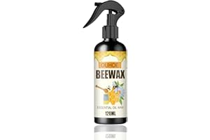 CHENRI Natural Beeswax Spray, Cire D'Abeille Pour L'Entretien Des Meubles En Bois, Cire D'Abeille Pour Assaisonnement Du Bois Nettoyant Et Polissage, Cire D'Abeille Naturelle pour bois (1PC)