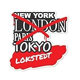 Längste Seite: 10cm JOllify Aufkleber - LOKSTEDT - Farbe: Design: Graffiti Streetart New York