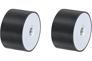 QUARKZMAN 2 Stück 50 x 30mm M10 Gummidämpfer, Multi-Typ-Gummipuffer,Schwingungsdämpfer für Motorraum und Luftkompressoren