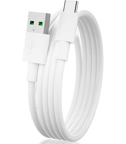 Cavo USB C 1,8 M 65W 5A SUPERVOOC | Ricarica Rapida Per OPPO, OnePlus, Realme | Trasferimento Dati 480 Mbps - 6