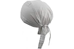 Ulalaza Breathable Bandana Hat Cotton Durag Headwrap Pirate Cap Skull Caps Men Women