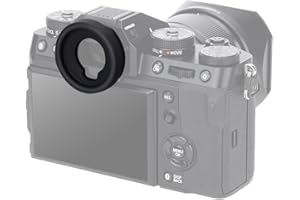 JJC Miękki Silikonowy Okular muszli Ocznej do Aparatu Bezlusterkowego Fuji GFX100S GFX100 GFX100II GFX50S GFX50SII X-T5 X-T3 X-T2 X-T1 X-H1 Zastępuje Fujifilm EC-GFX