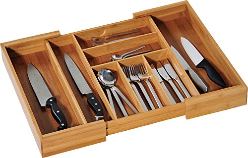 Preisvergleich Produktbild Kesper Besteckkasten Varia Bambus, 58x6x43cm