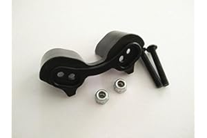 EPTNNASO CrazyRacer For Mini 8ight Buggy,Truggy rc upgrade parts Delrin Front Shock Damper Protector Add On Black