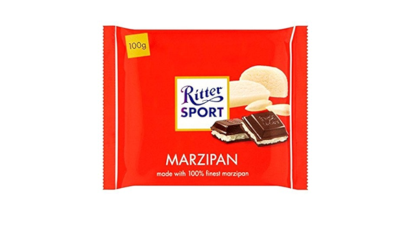 Ritter Sport Marzipan Zartbitterschokolade 100 G Packung Mit 2 Amazon De Lebensmittel Getranke