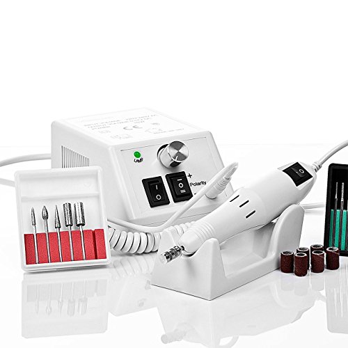 Profi Maniküre Pediküre Set NPM20 Nagelfräse inkl. 5 x Diamantschleifkörper, 30 x Schleifsteine, 100 x Schleifhülsen, 1 x Schleifhülsenträger - 2
