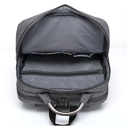 5 All Business Wasserdicht gepolstert 15 6 Laptop Rucksack Gro   Nylon  Grau 