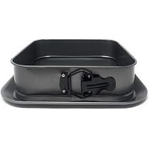 Moule à Manqué Démontable 26cm - Charnière - Antiadhésif - Pour Gâteaux Et Savarins