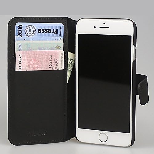 'Antic Iphone SE/5/5S Case – iPhone 6 Plus/iPhone 6/6S/6S Plus Ra Wallet Real Leather Case Mobile Phone Pouch Case Wallet Anti Ccase Leather Phone Case Cover