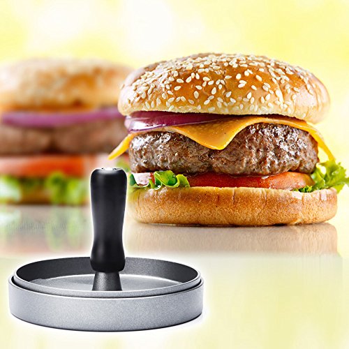 Zacro Hamburgermaker Hamburgerpressen Aluminum Burgerpresse mit der Funktion der Antihaftbeschichtung auch perfekt für BBQ - 4